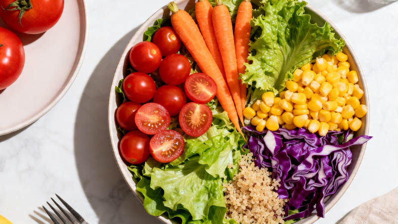 彩虹沙拉碗 营养又美味图片