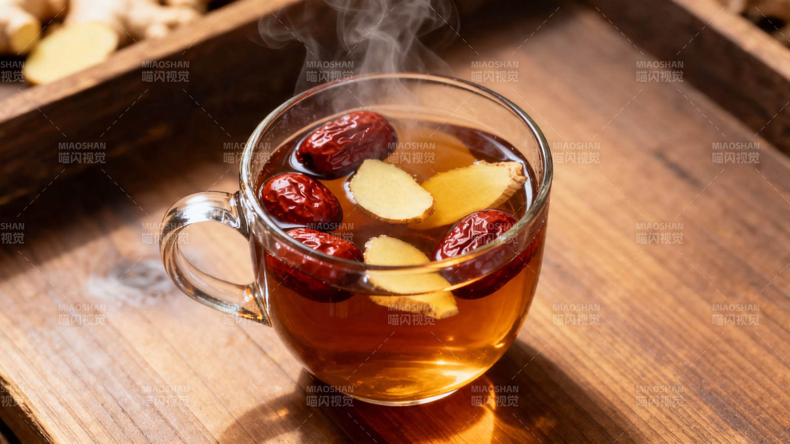 红枣姜茶暖身养生饮图片