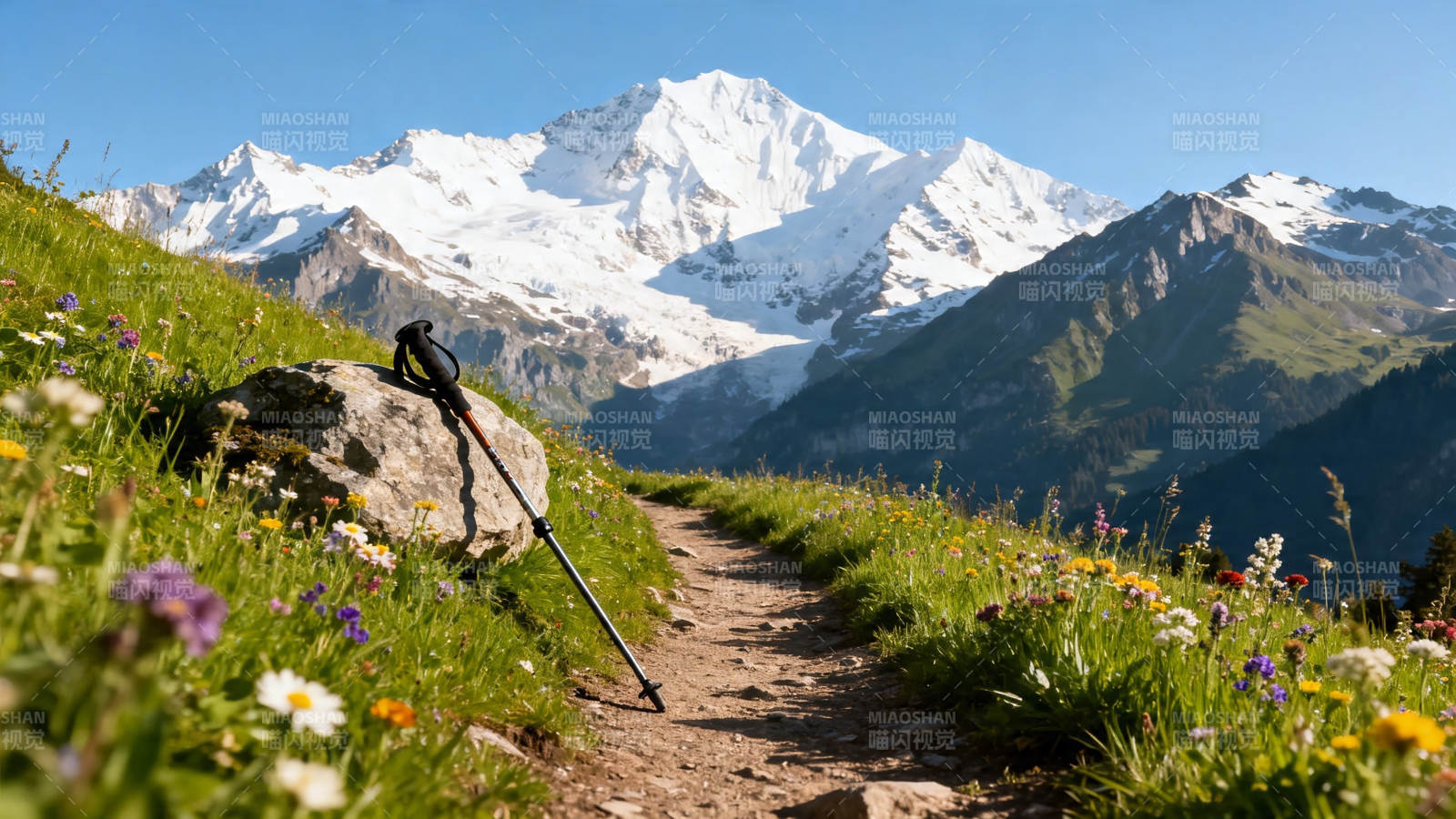 雪山花径 徒步天堂图片