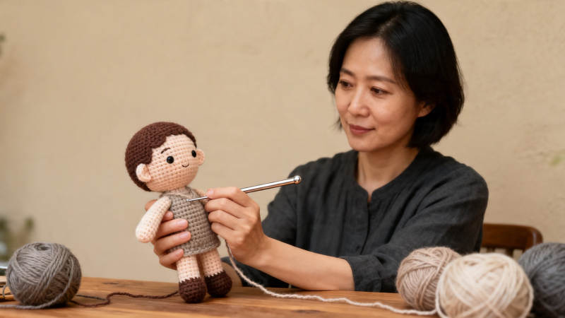 钩针编织娃娃 温柔手作时光图片