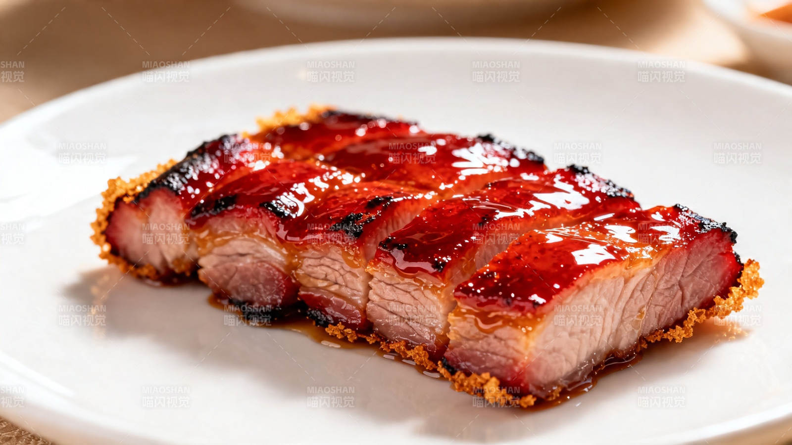 蜜汁叉烧 色泽诱人美味图片