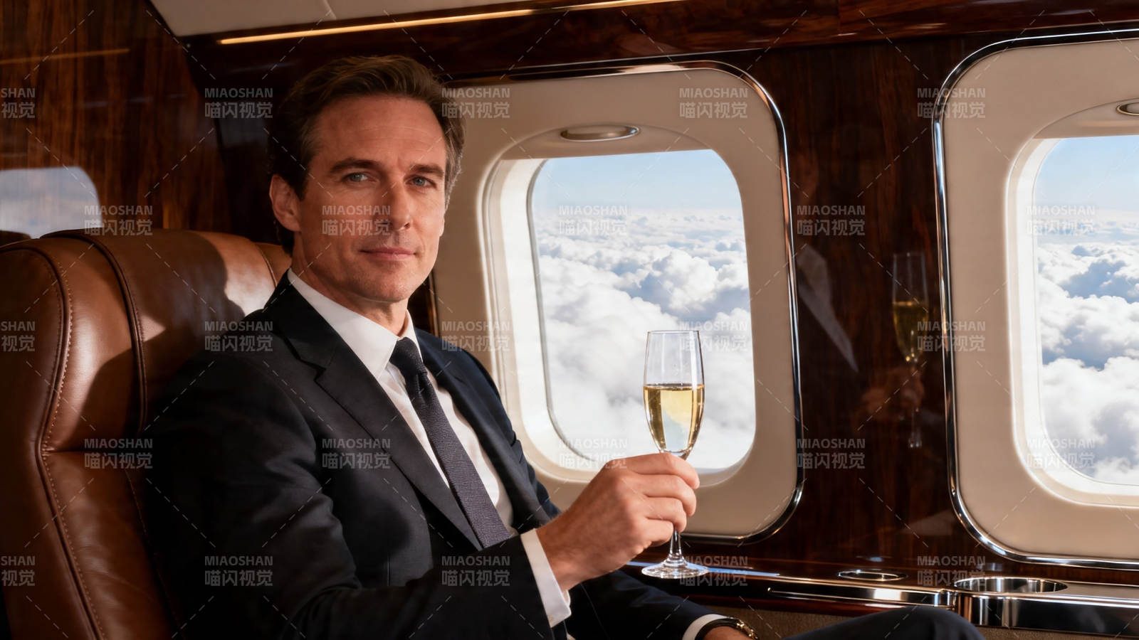 云端香槟 奢华飞行时刻图片