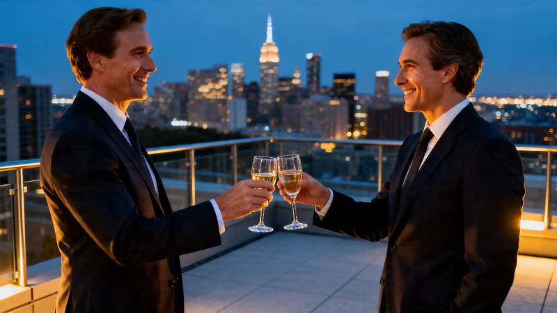 rooftop toast at dus图片