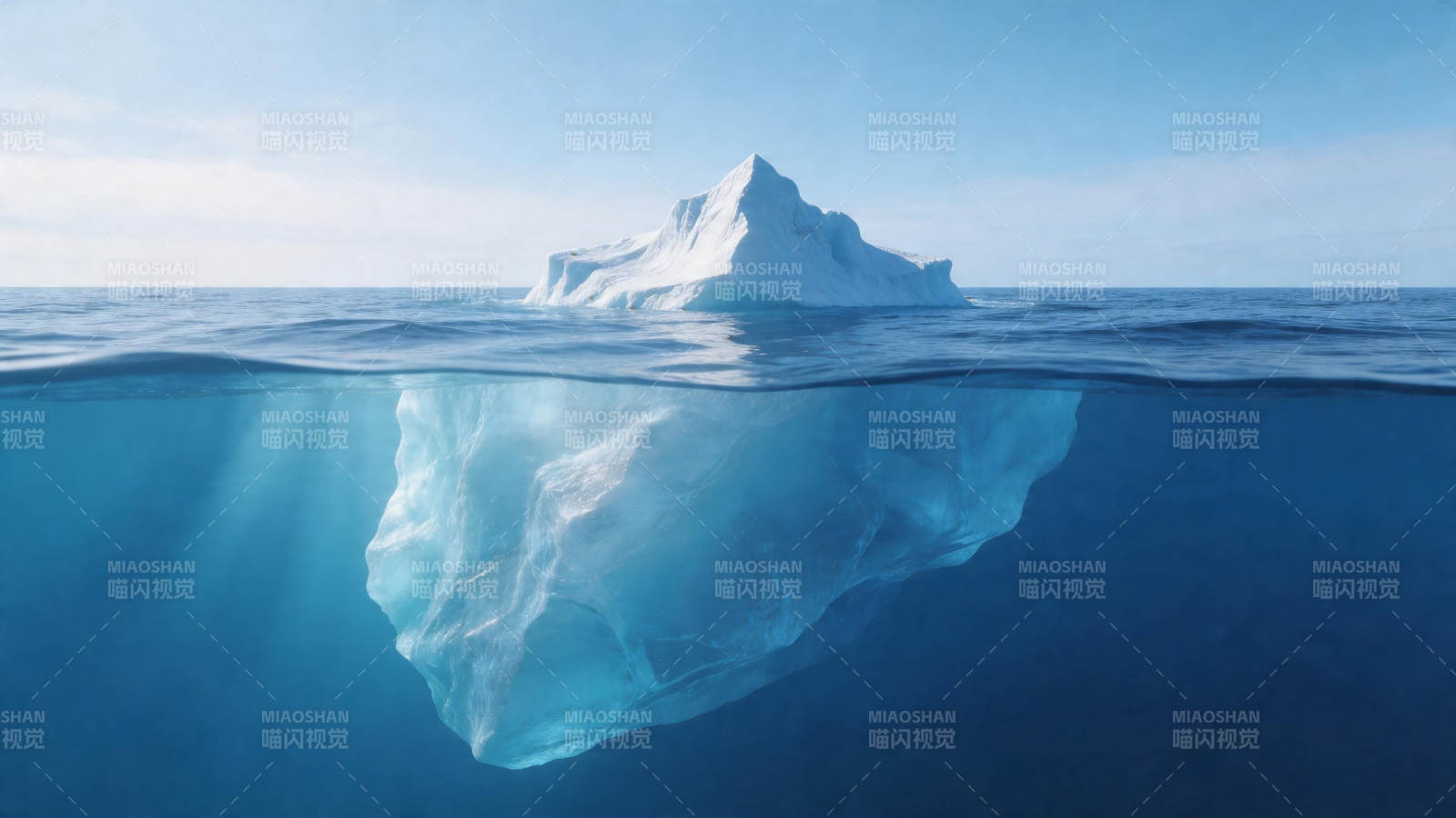 冰山一角 水下藏巨躯图片