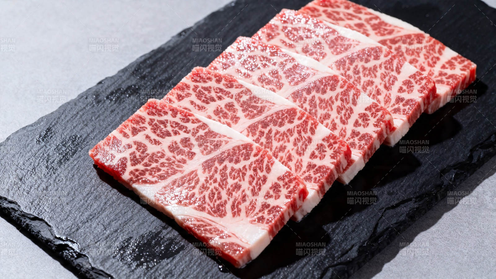 雪花牛肉 纹理如艺术图片