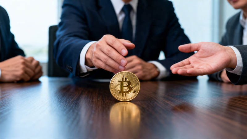 比特币交易握手瞬间图片