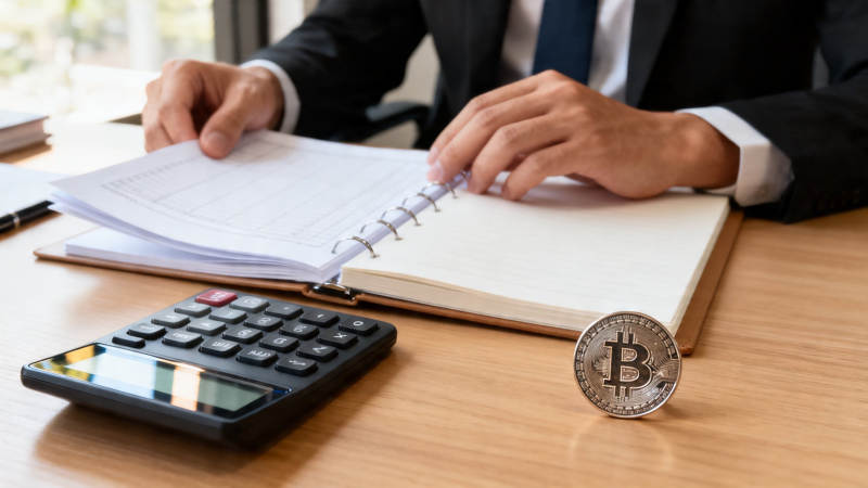 比特币理财 算账中的数字资产图片