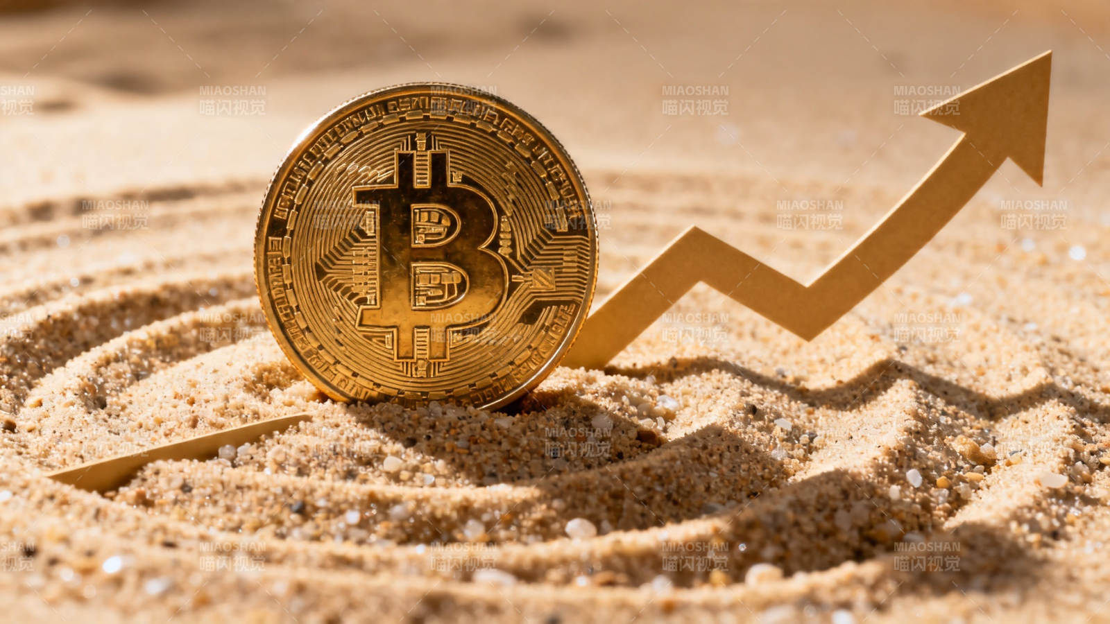 比特币涨势如虹 沙中崛起图片