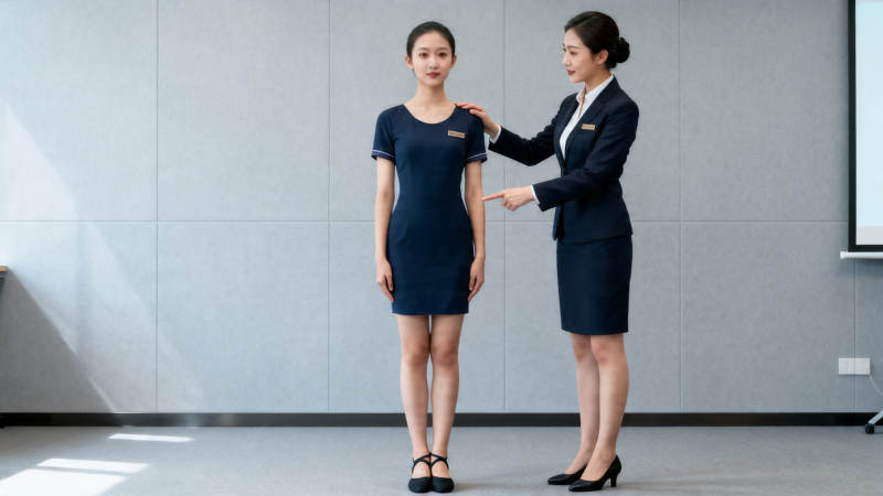 职场礼仪指导现场图片