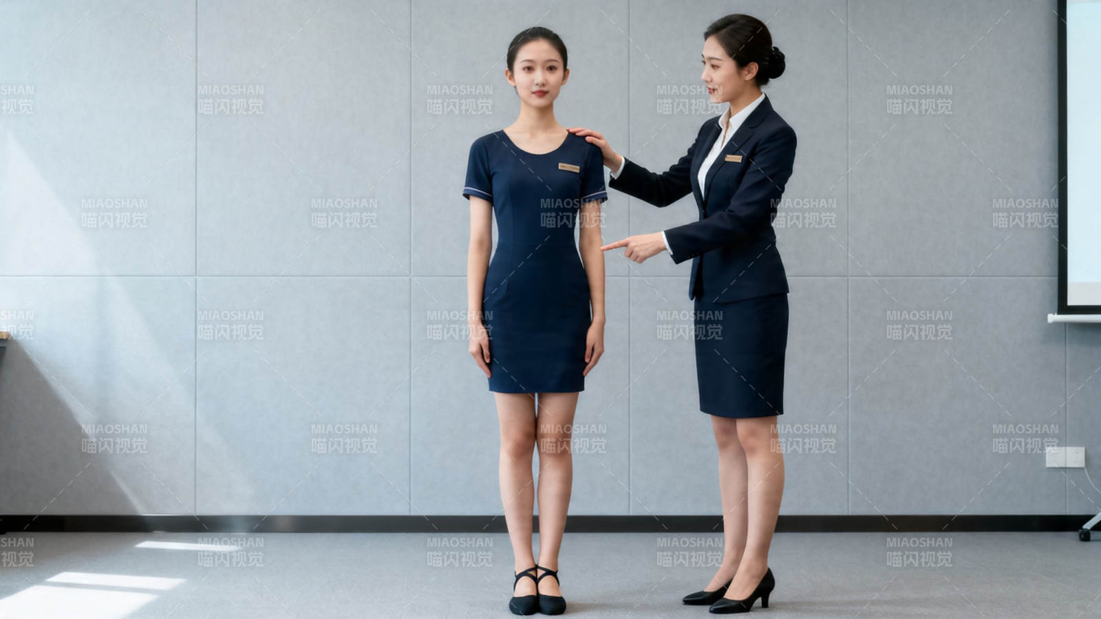 职场礼仪指导现场图片