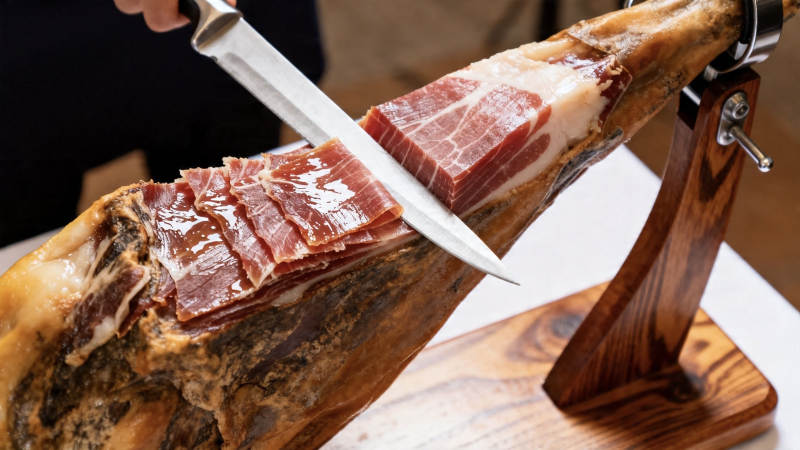 切火腿 刀锋下的美味艺术图片