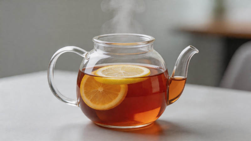 柠檬热茶 暖香四溢图片