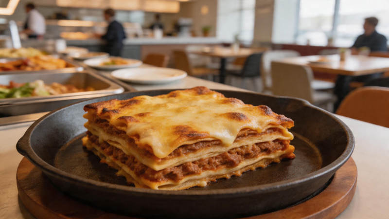 金黄千层意面 香浓诱人图片