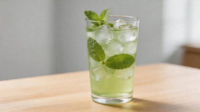 冰爽薄荷青柠饮图片
