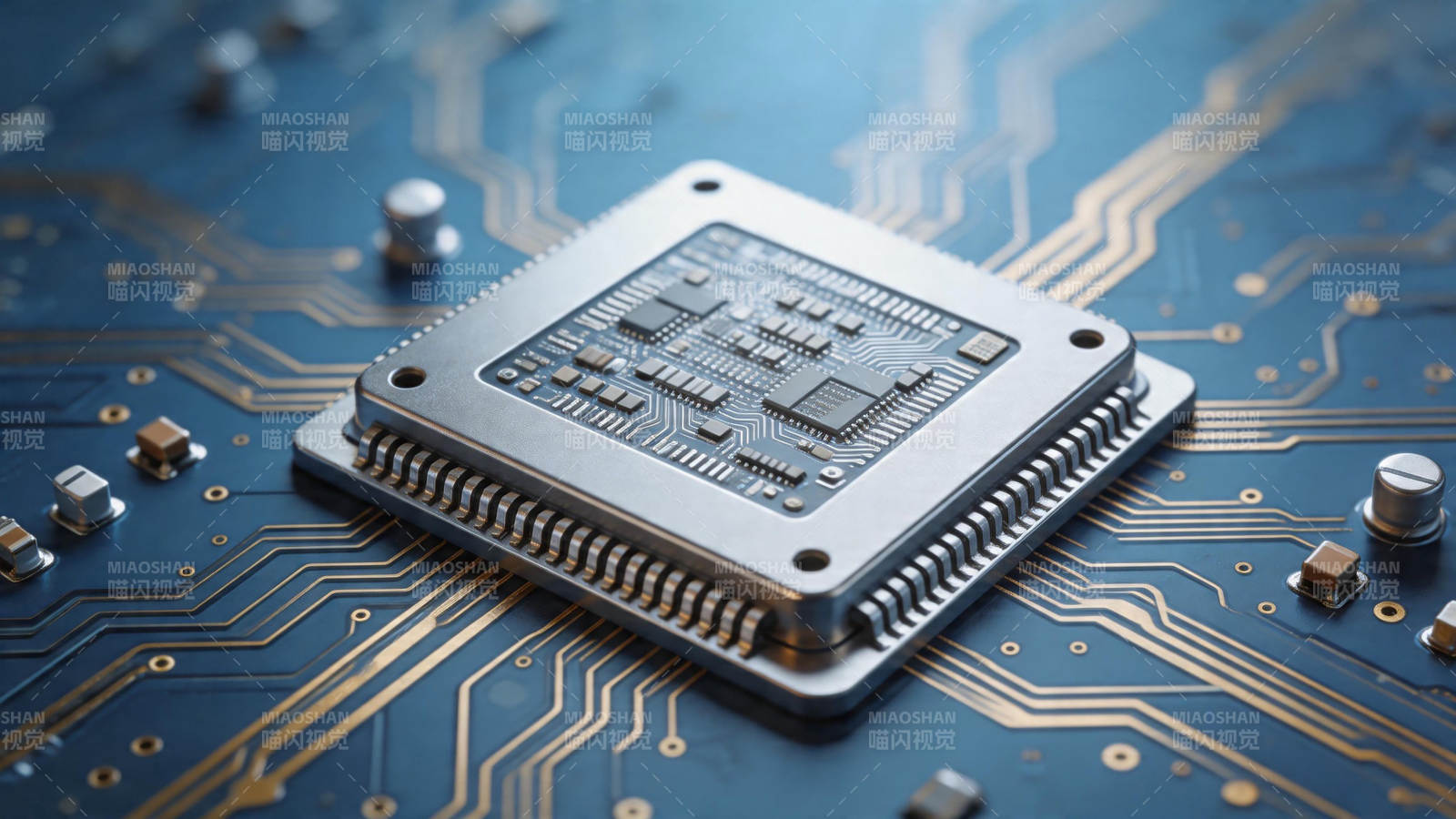 芯片特写 精密电路之美图片