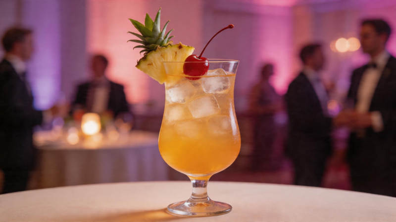 热带鸡尾酒 派对焦点图片