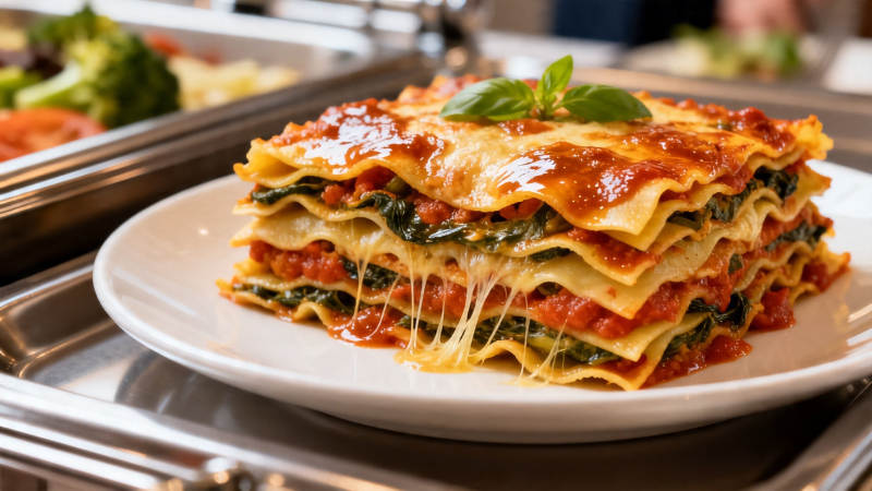 芝士拉丝千层面 香浓诱人图片