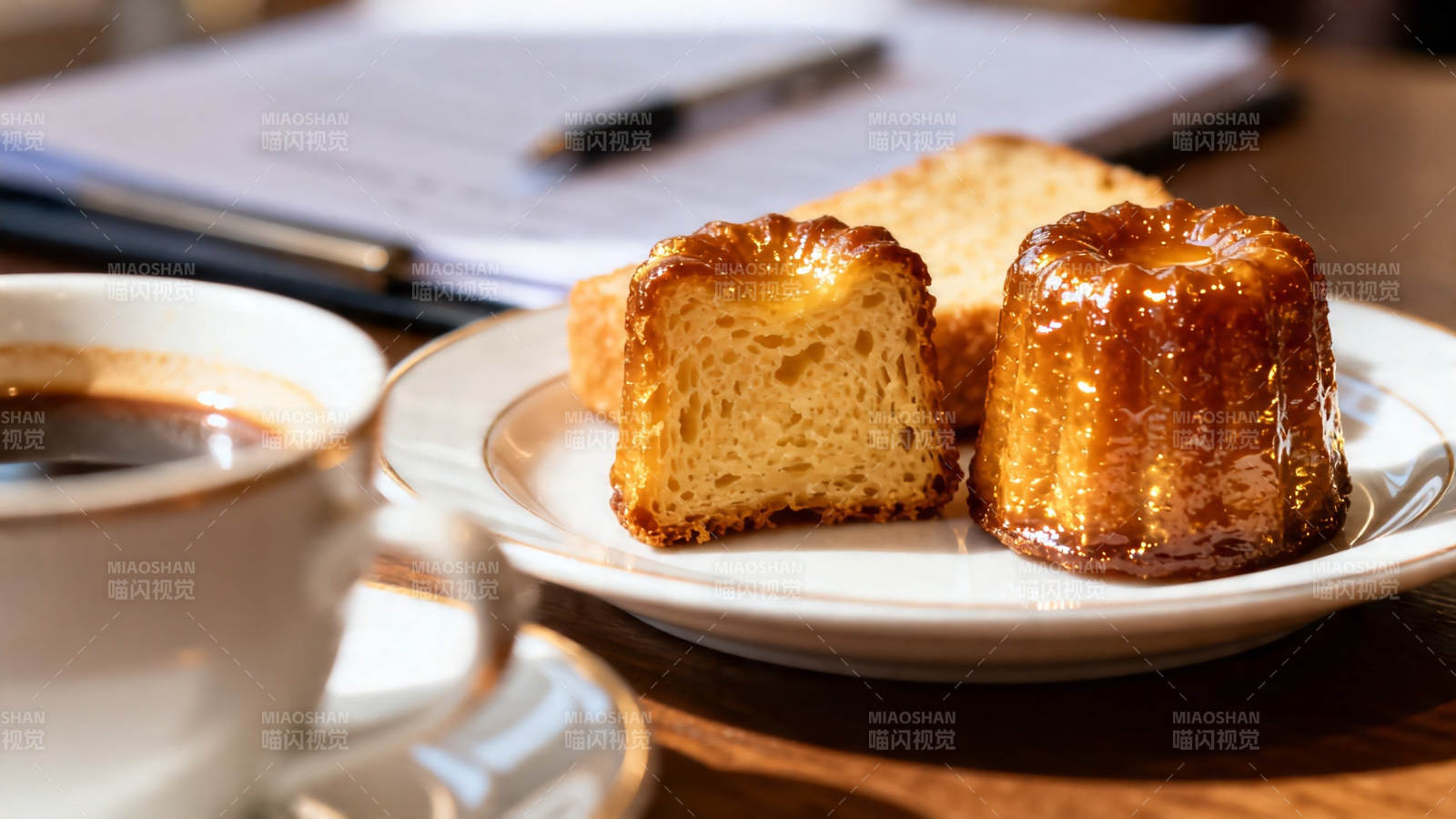 咖啡配甜点 午后小确幸图片