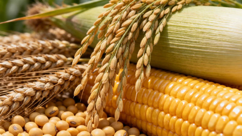 五谷丰登 粮仓满溢图片