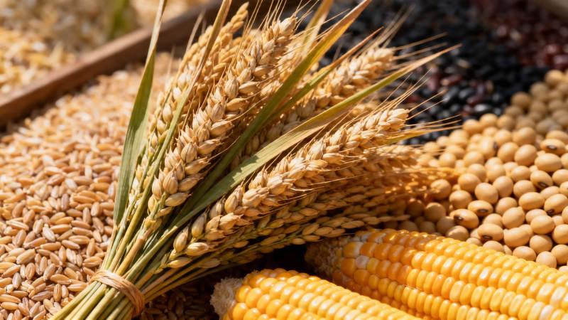 五谷丰登 粮仓满溢图片