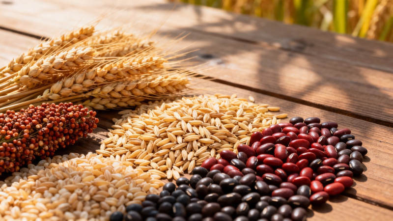 五谷丰登 阳光麦香图片