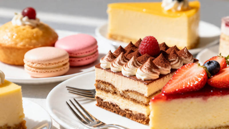 甜品盛宴 蛋糕马卡龙齐聚图片