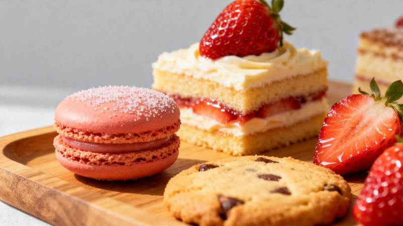 草莓甜点拼盘 甜蜜诱人图片