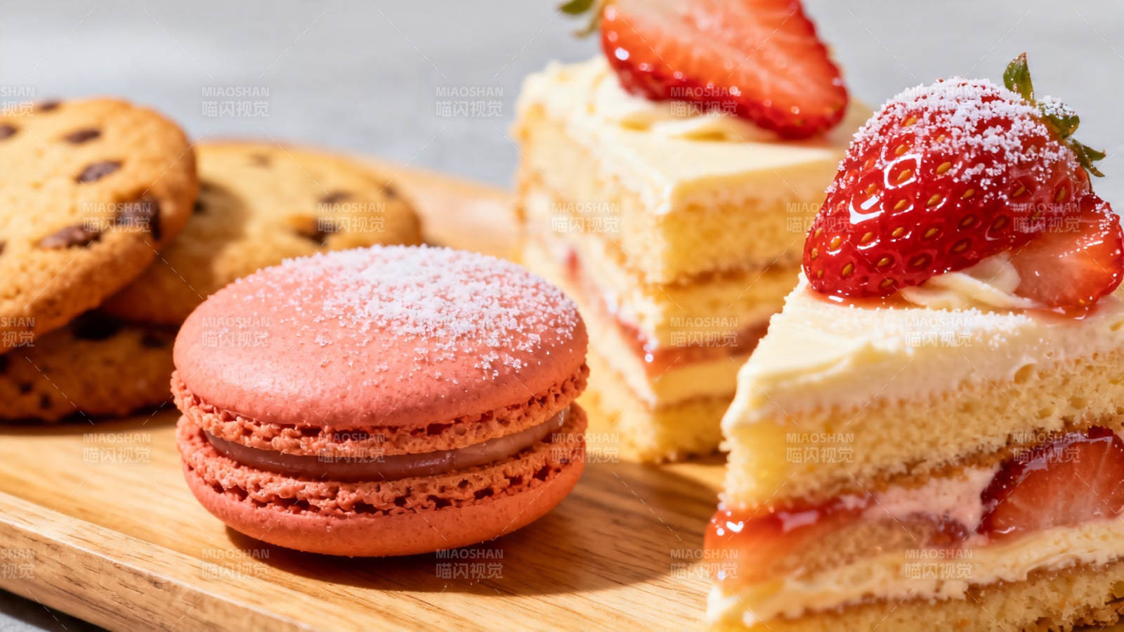 草莓甜点拼盘 甜蜜诱人图片