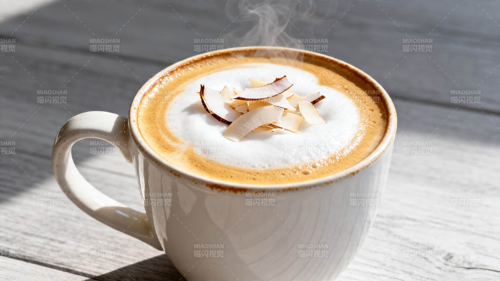 热椰香拿铁 暖手更暖心图片