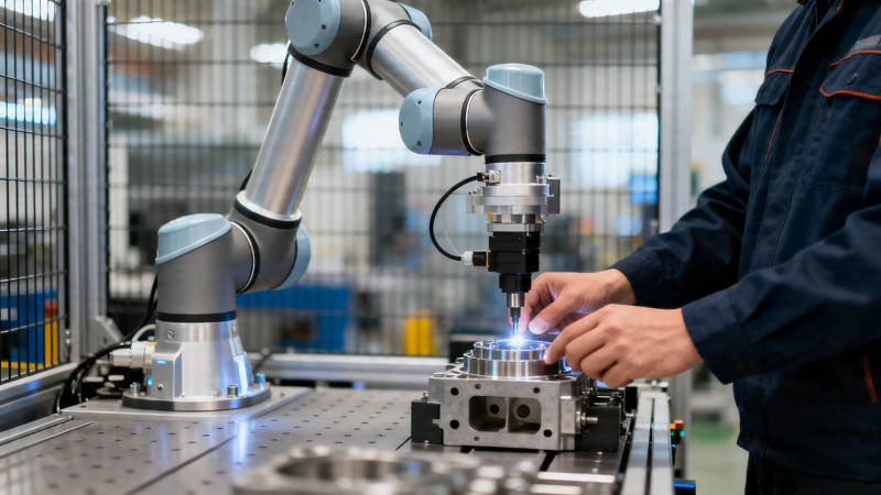 人机协作精密加工图片