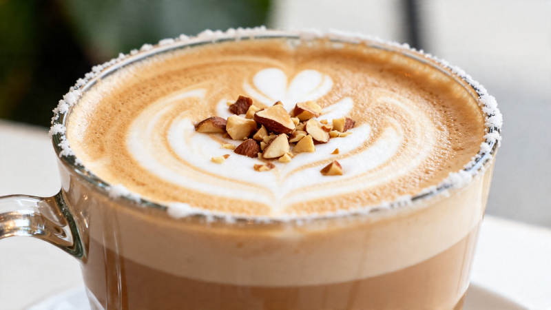 坚果拿铁 香浓诱人图片