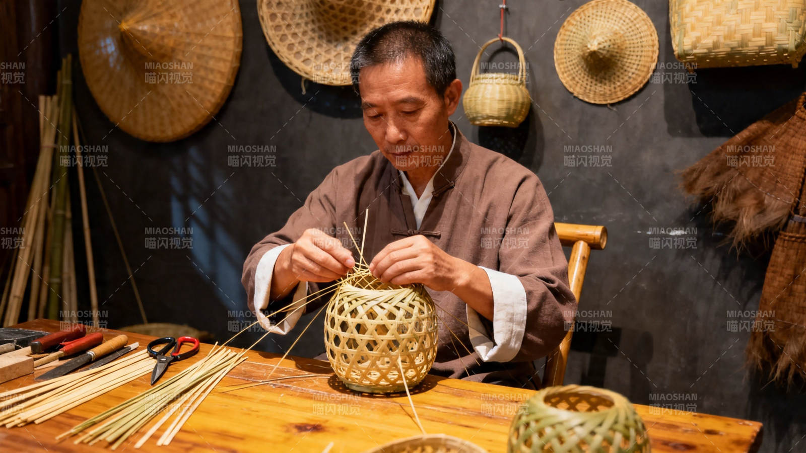 匠人竹编 传承非遗之美图片