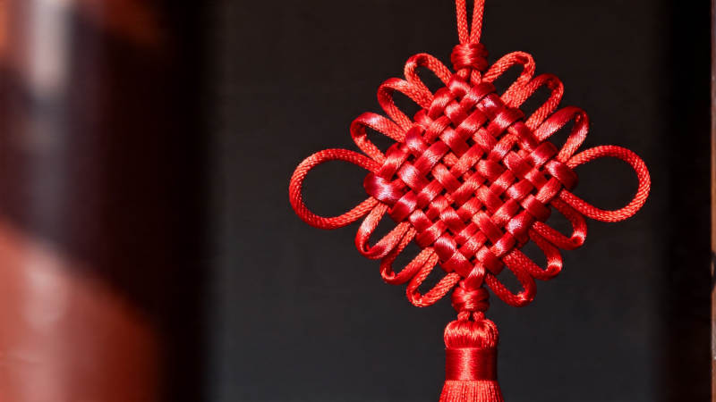 红绳中国结 吉祥挂饰美图片