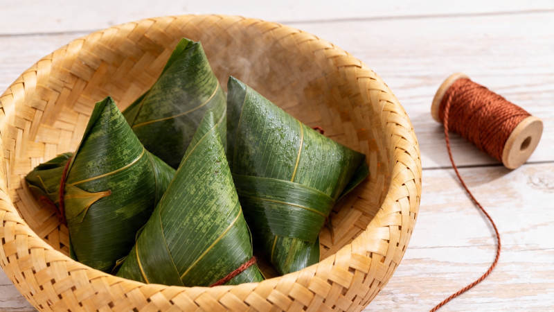 竹篮粽子 端午飘香图片