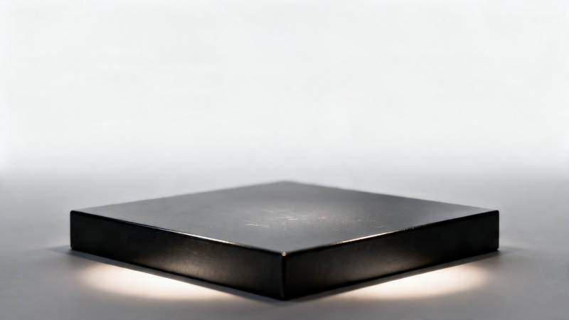 黑色悬浮展台 底部发光图片