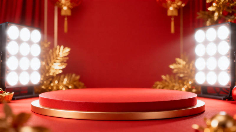 红金舞台 节庆盛典图片