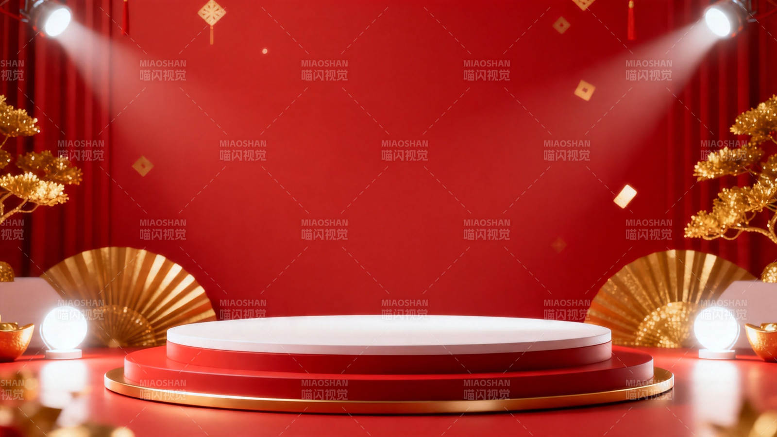 红金舞台 节庆盛典图片