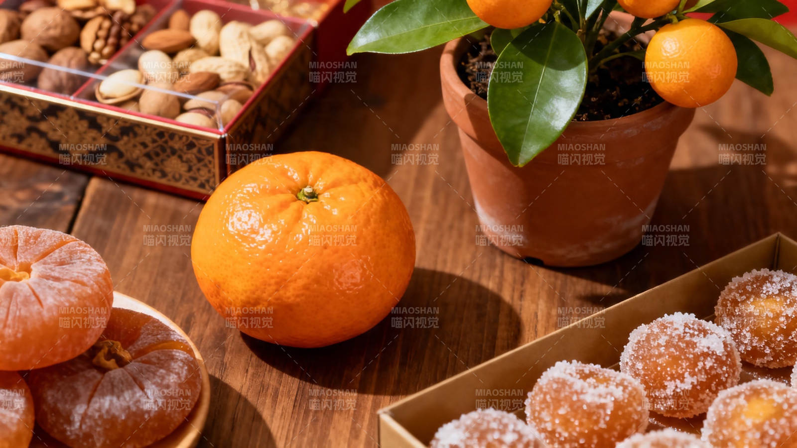 橘香满桌 年味正浓图片