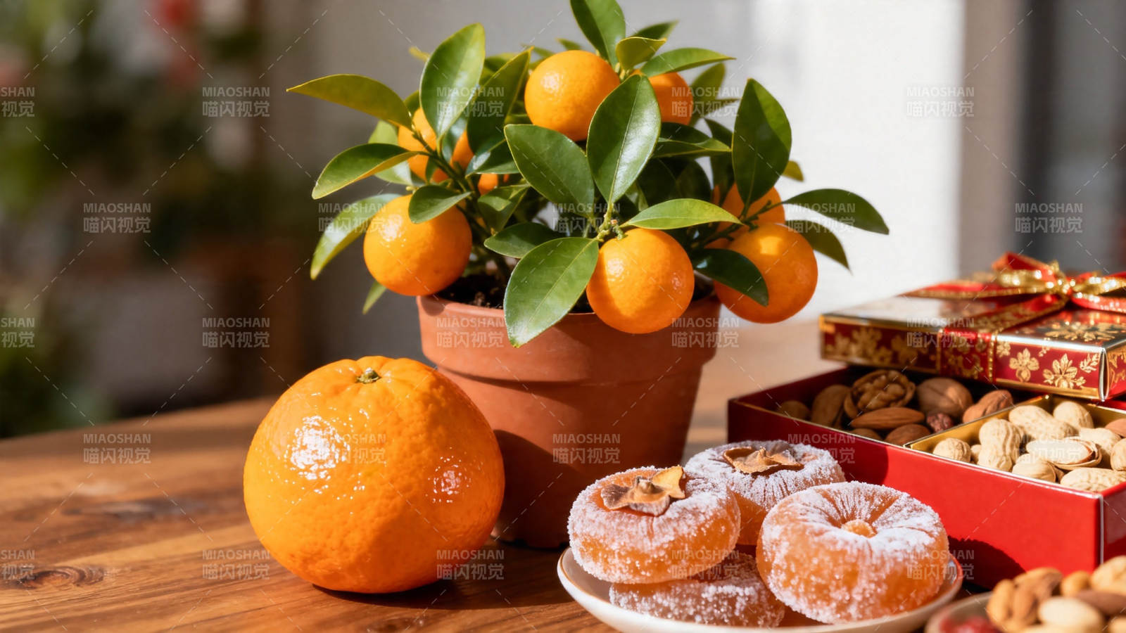 橘香伴甜点 年味满桌来图片