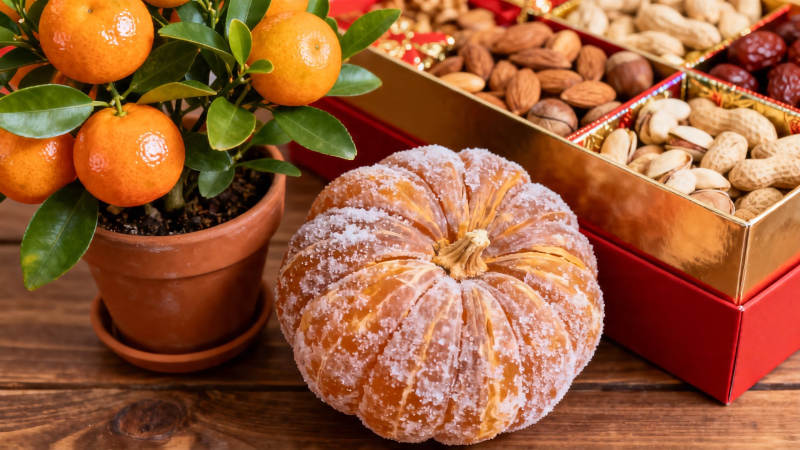 橘香南瓜坚果礼盒迎新春图片