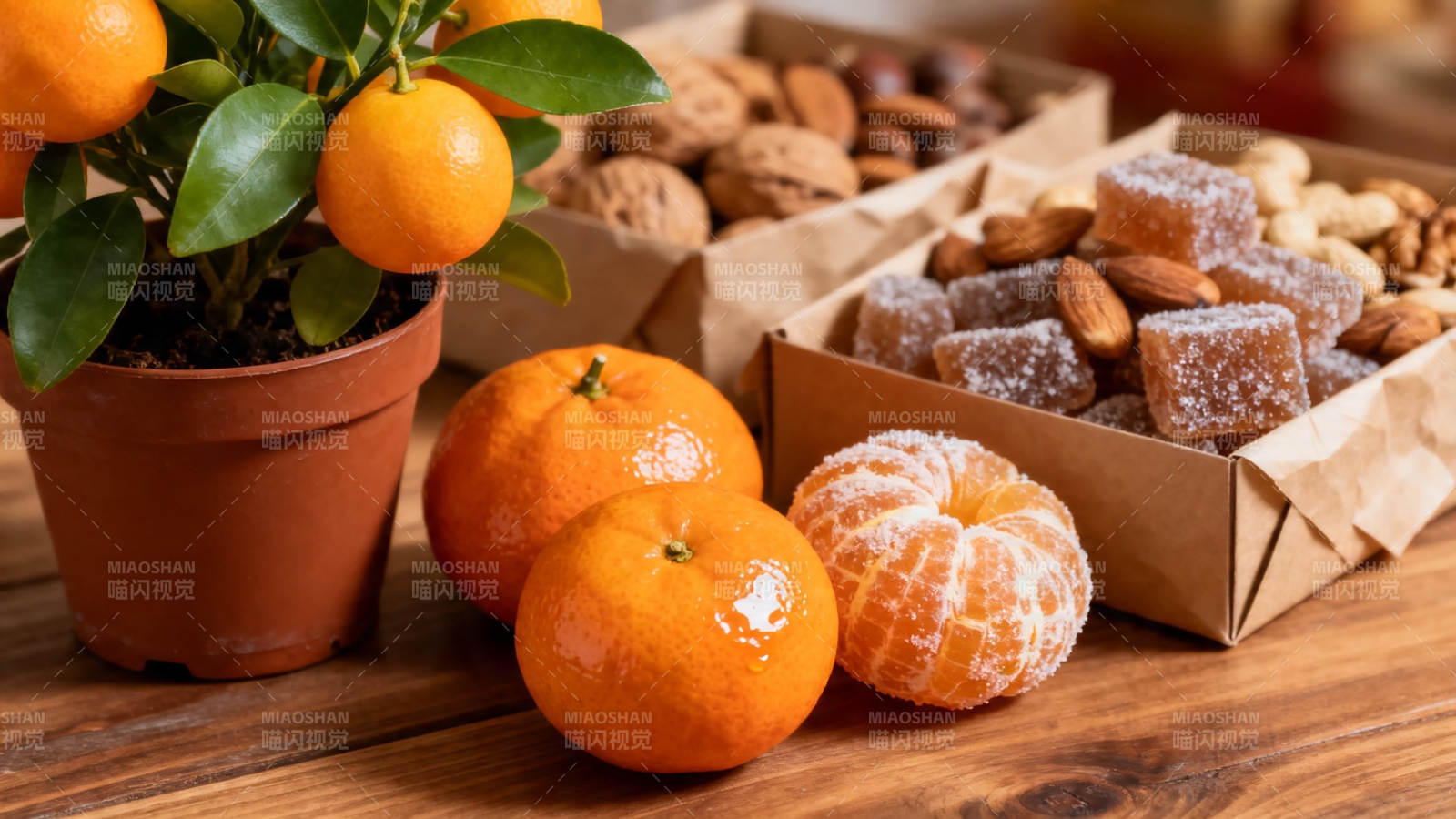 橘香坚果伴 年味暖人心图片