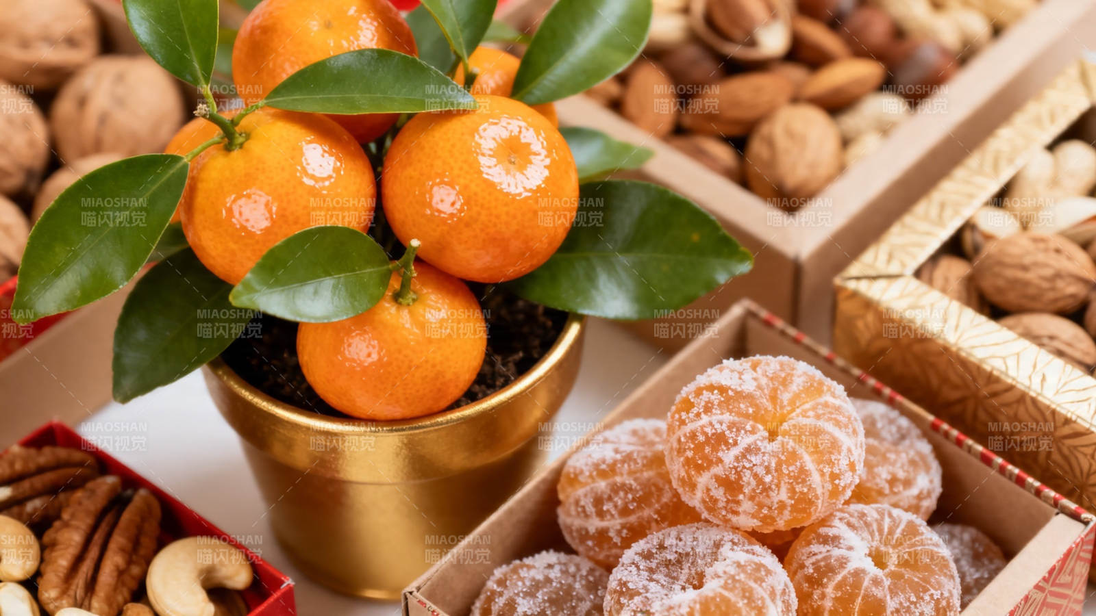 金橘坚果年货礼盒图片