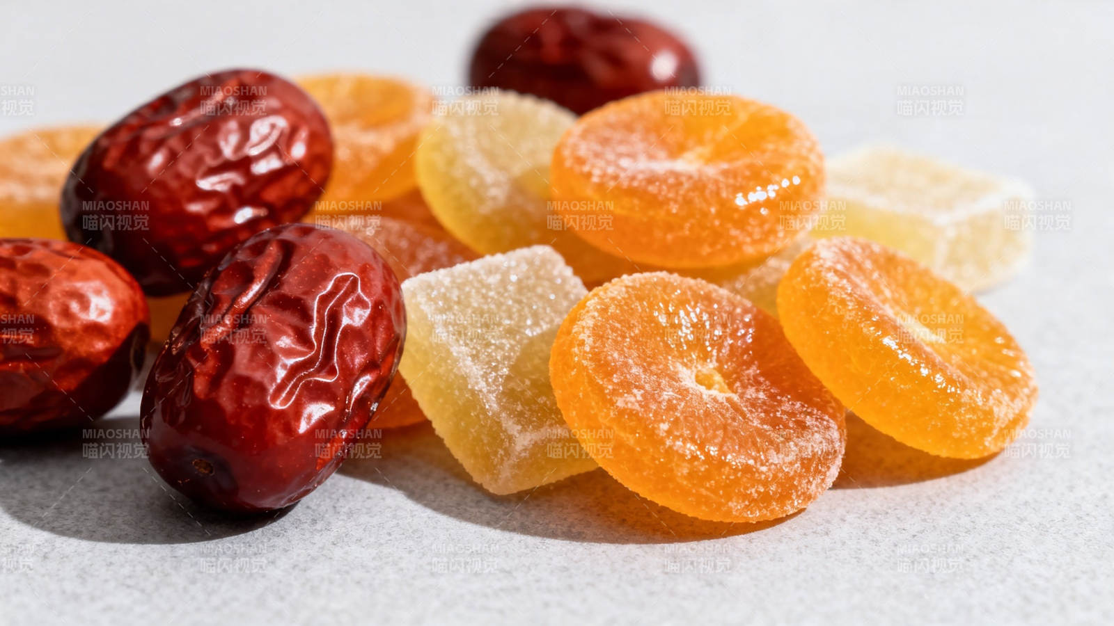 红枣蜜饯果干组合图片