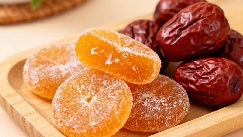 蜜桔干配红枣 甜润养生小食图片