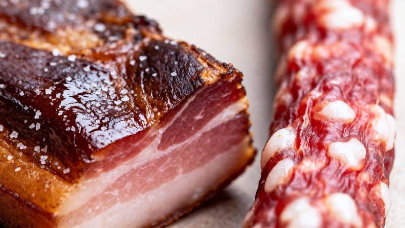 腊肉香肠 年味十足图片