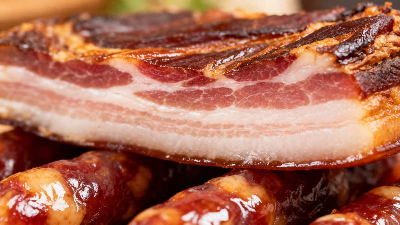 腊肉香肠 年味十足图片