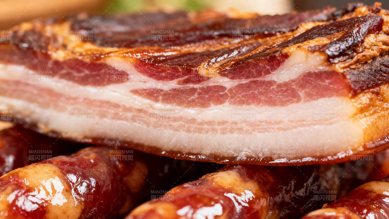 腊肉香肠 年味十足图片