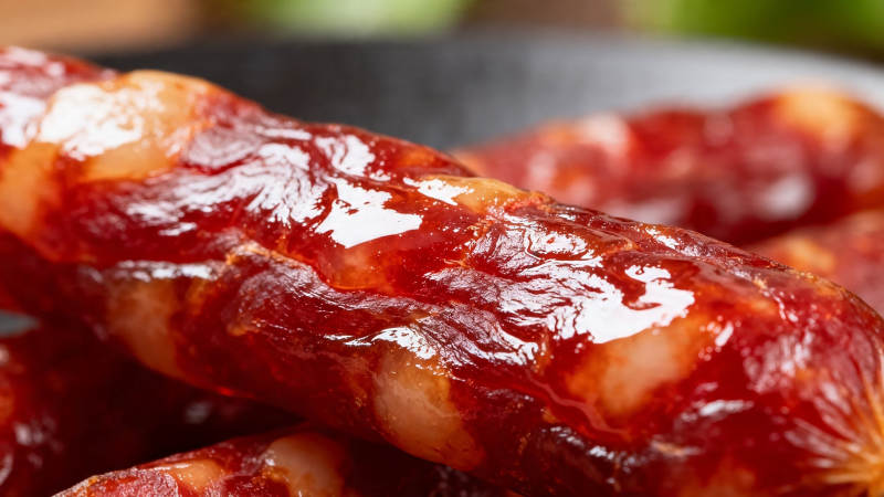 广式腊肠 油润诱人图片