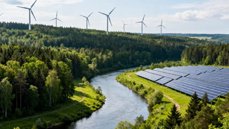 风光水储 绿色能源新图景图片