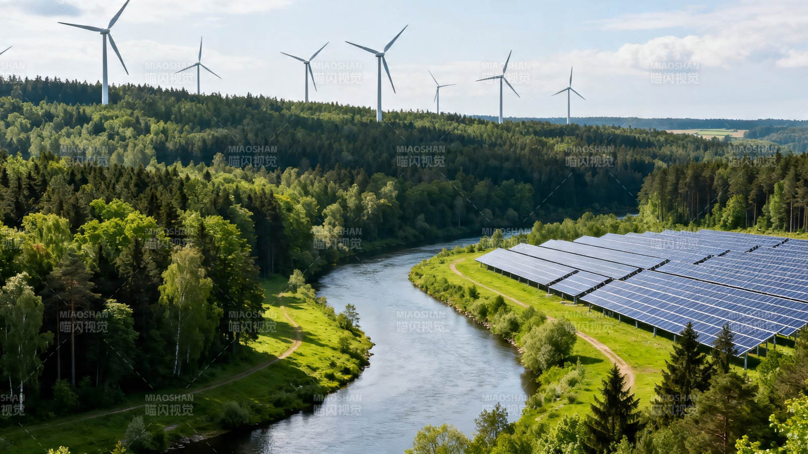 风光水储 绿色能源新图景图片
